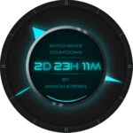 countdown watch face android application logo